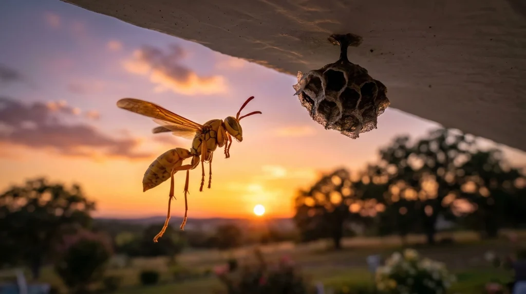 The Yellow Paper Wasp: A Backyard Neighbor Most People Misunderstand